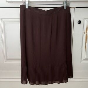 INC Accordion Pleated Skirt, Size 4